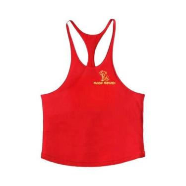 Imagem de Camiseta Sem Mangas Para Musculação Masculina, Tecido Durável, Camiset