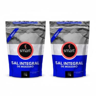 Imagem de Kit Sal Marinho Grosso Integral de Mossoró - Smart 2 Unidades 1kg