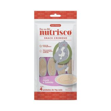 Imagem de Petisco para Gatos Snack Cremoso Nutrisco Sabor Atum e Salmão 56g