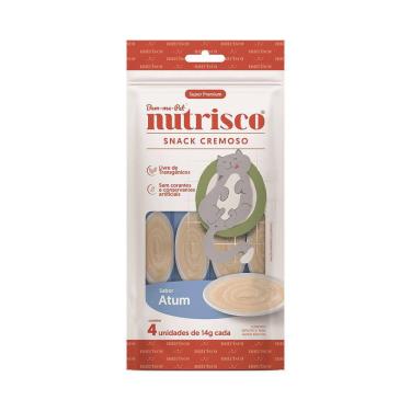 Imagem de Petisco para Gatos Snack Cremoso Nutrisco Sabor Atum 56g