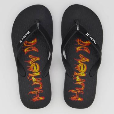 Imagem de Chinelo Hurley Fire Classic Preto-Masculino