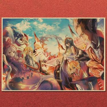 Imagem de Poster Overlord Anime 30x42cm Impressão artística de parede sem moldur