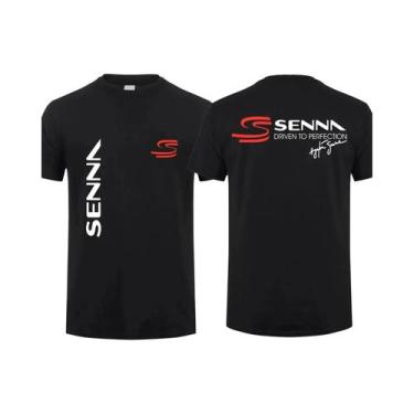Imagem de Camiseta Masculina Ayrton Senna Brazilian Formula 1 Legend Manga Curta