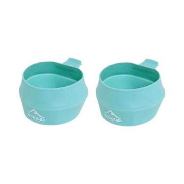 Imagem de Copo De Camping Portátil Dobrável De 250ml Com Alça, Tigela De Bolso P