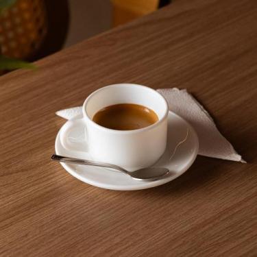 Imagem de Xícara de Café Essenza 90ml Branca Opalino - Wolff