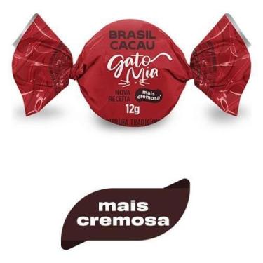 Imagem de Minitrufa Chocolate Ao Leite Gato Mia 12G Brasil Cacau