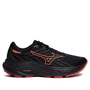 Imagem de Tênis Infantil Mizuno Jet 8 Softierfoam Preto/Salmão, Preto, 36