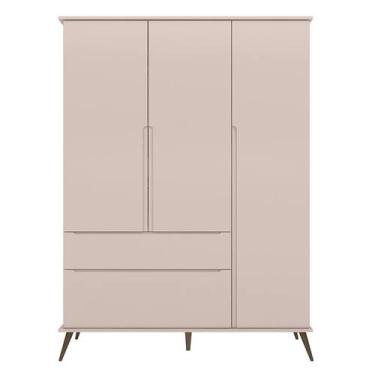 Imagem de Guarda Roupa Infantil 100% Mdf Pés Retrô Melinda Rosê - Phoenix - Phoe