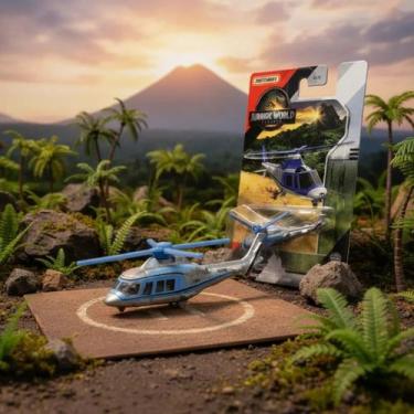 Imagem de Helicóptero Ingen Matchbox Jurassic World Rebirth JGK97 Mattel
