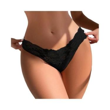 Imagem de Tanga Sexy De Renda Floral Em Várias Cores Para Mulheres, Confortável,