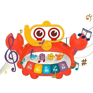 Imagem de Brinquedo Caranguejo Piano Musical Interativo – Diversão E Aprendizado Para Bebês