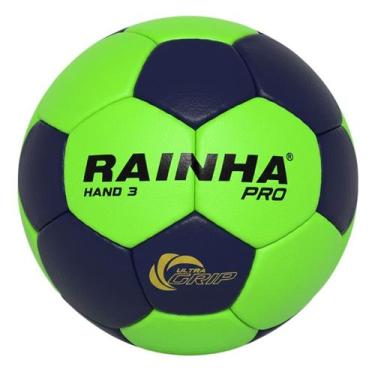Imagem de Bolas rainha handebol pro costurada imp, Verde, H3