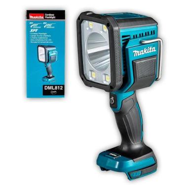 Imagem de Lanterna De Led A Bateria Makita 18V DML812 600 Lumens XPT 640 Metros,