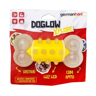 Imagem de Osso Com Led Doglow Brinquedo Para Cães - Germanhart Xplore