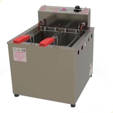 Imagem de Fritador De Mesa Progás Pr100e Style Inox Água E Óleo 18 L Elétrico P30392 220V