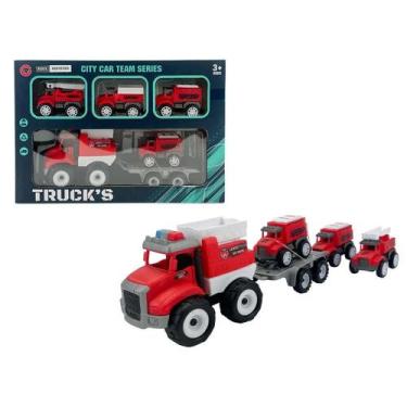 Imagem de Caminhão De Bombeiros Com Guincho - BBR Toys R3671