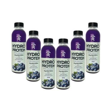 Imagem de Hydro Protein Uva 500ml – Kit com 6 Unidades | Proteína, BCAA e Eletrólitos | Zero Açúcar