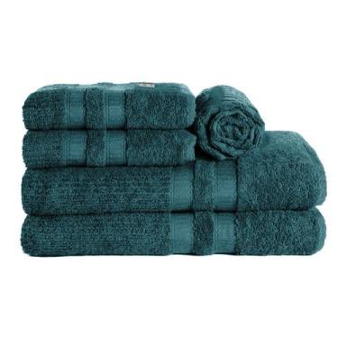 Imagem de Toalha Grande Para Viagem 5 Pçs 400 g/m² Hotel Pousada Paris - ENTROU 