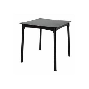 Imagem de Mesa Tramontina Diana Preta 70cm em Polipropileno Pernas de Alumínio