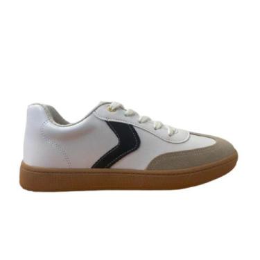 Imagem de Tênis beira rio solado reto ref: 4313.103 feminino, Branco, Branco off