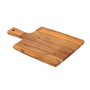 Imagem de FSC Tábua Retangular Tramontina Kitchen em Madeira Teca com Cabo 34x23,3 cm