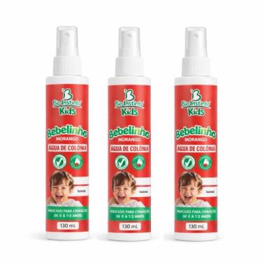 Imagem de Kit 3 Água de Colônia Infantil Sortida Bio Instinto Bebelo 130ml Fragr