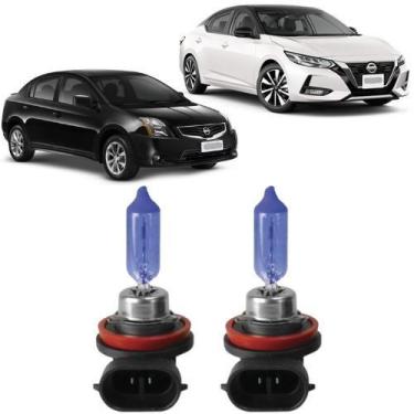 Imagem de Lampadas super branca farol milha nissan sentra todos h11 - VELOX TIGE