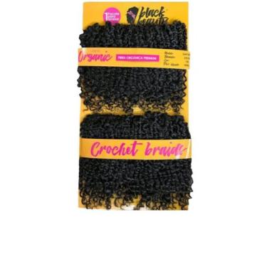 Imagem de Cabelo Fibra Orgânica Premium  Crochet Braids Safira (300g/25cm) - Bla