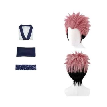 Imagem de Fantasia Cosplay Adulto Ryomen Sukuna Kimono Japonês Hanfu Halloween C