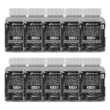 Imagem de Kit 10X Thermo Abdomen Black - 60 Comprimidos - BodyAction - Body Acti