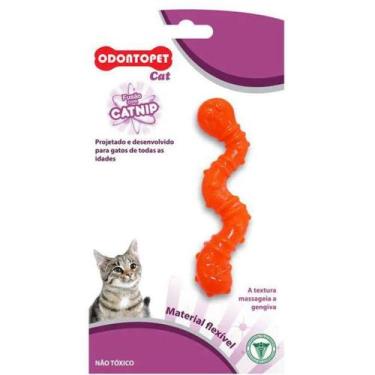 Imagem de Brinquedo para gato Minhoca com Catnip Odontopet Minhoca Infused Catni