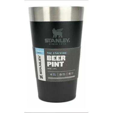 Imagem de Kit 2 Copos Térmicos de Cerveja Stanley 473ml Cor Preto