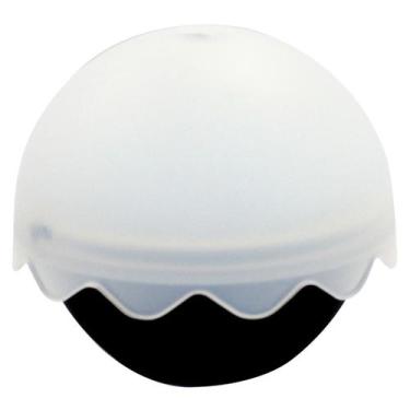 Imagem de Forma De Gelo Redondo Esfera Em Silicone D6,5xA4,5cm Preto - FullFit
