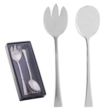 Imagem de Conjunto Talheres Colheres para Salada Inox Berna 2 peças - Wolff, PRA