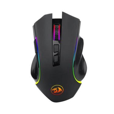 Imagem de Mouse Gamer Sem Fio Redragon Griffin, 8000 DPI, 8 Botões, Wireless, Pr