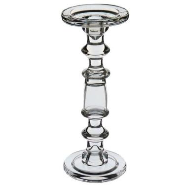 Imagem de CASTIÇAL PORTA VELA DECORATIVO HOME&CO ECO CRYSTAL 29x11x11cm TRANSPAR