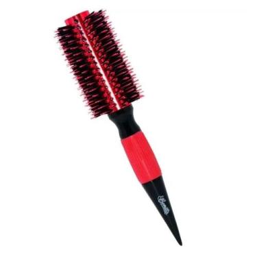 Imagem de Escova De Cabelo 55mm Em Alumínio Brilho Pop Colors Bonitta, Vermelho