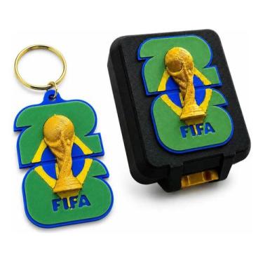 Imagem de Caixa Porta Figurinha Premium Copa Do Mundo 2026 Suporta 200 - TOP 3D 