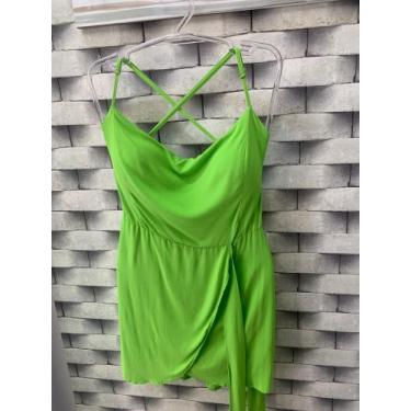 Imagem de Macaquinho malha verde neon - MacucoOutlet