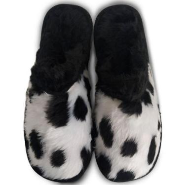 Imagem de Pantufa Masculina e Feminina Confortável Chinelo de Pelúcia Antiderrap