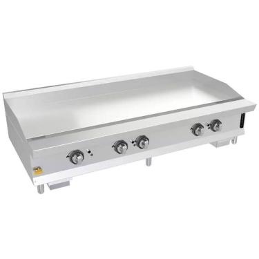 Imagem de Chapa Manual 60" de Mesa a Gás GLP New Prime PCM60GME Venâncio