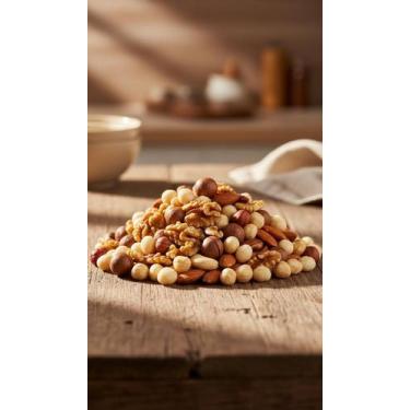 Imagem de Mix de Castanhas e Nozes Gourmet 1kg Com Sal - Congratulations Store