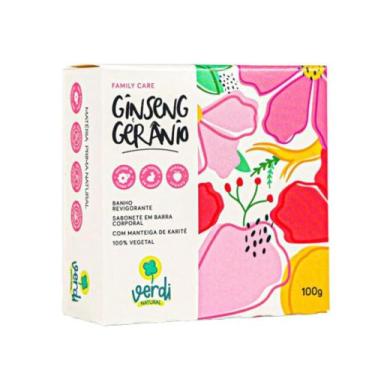 Imagem de Sabonete Corporal Revigorante Ginseng Gerânio Verdi Natural