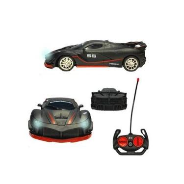 Imagem de Carrinho De Controle Remoto Carro Esportivo Corrida Infantil - Toy Kin