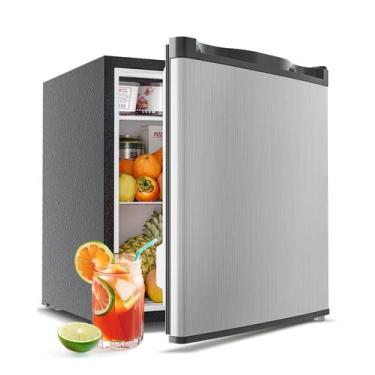 Imagem de Geladeira Compacta Feelfunn 48L com Freezer Prata