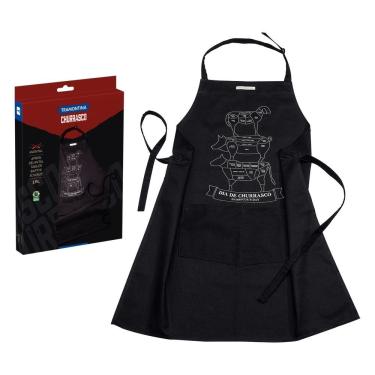 Imagem de Avental para Churrasco Tecido 100% Algodao Tamanho Unico 1 Peca Estampado Tramontina