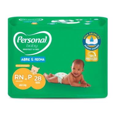 Imagem de Fralda Personal Baby Protect & Sec Tamanho P 28 Fraldas Descartáveis