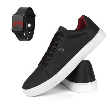 Imagem de Sapatênis Casual + Digital Quadrado-Masculino