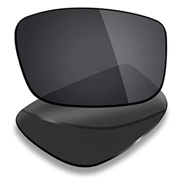 Imagem de Mryok Lentes de substituição para óculos Oakley Currency – Opções, Polarizado - Stealth Black, One Size