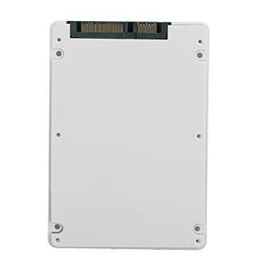 Imagem de Gabinete MSATA para SATA, caso adaptador de disco rígido SSD MINI PCIE Conevrsion para notebook para computador desktop para laptop(Branco)